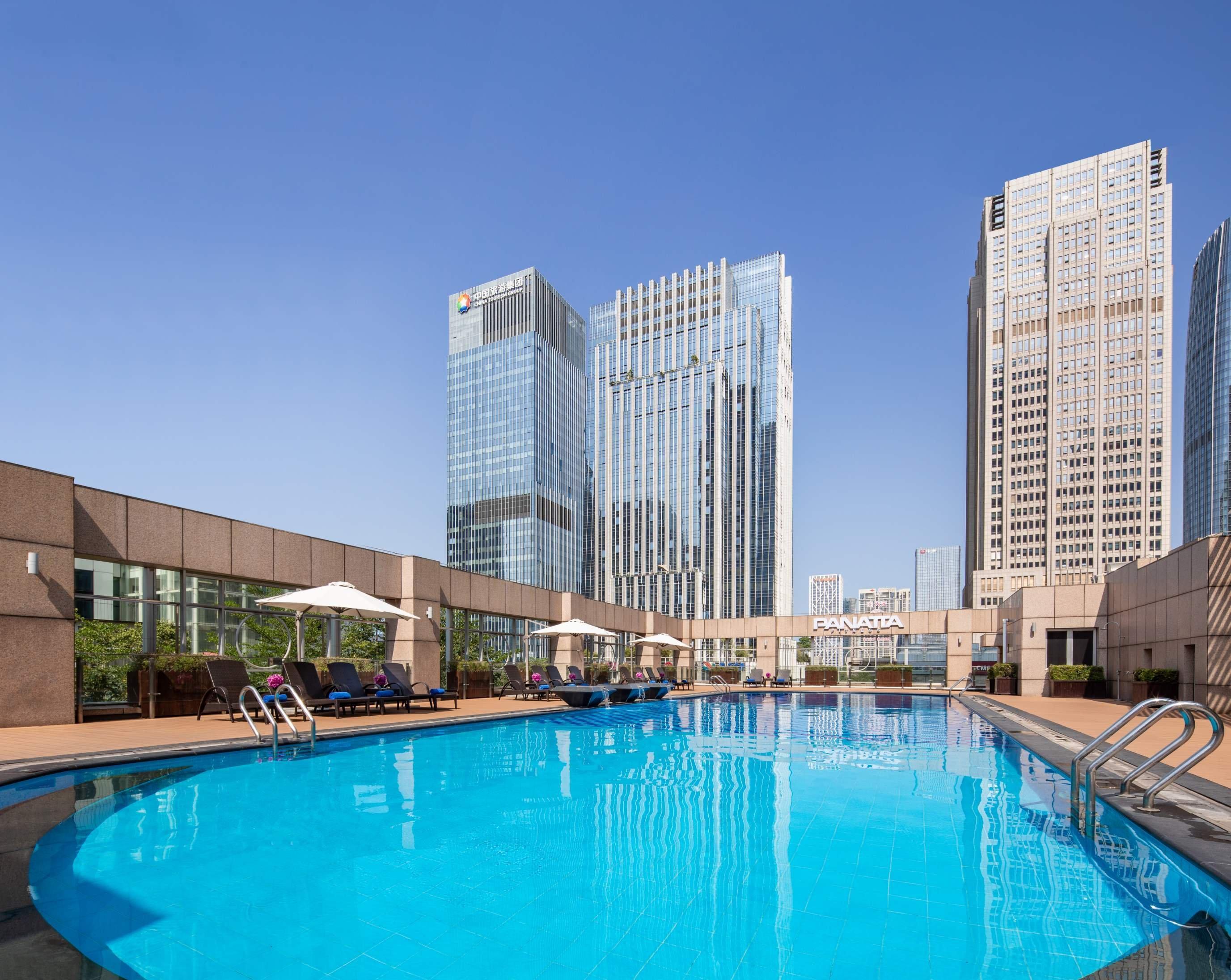 Crowne Plaza Shenzhen Futian, Near To Shenzhen Convention&Exhibition Centre, Shenzhen Stock Exchange And Shenzhen Civic Center, Outdoor Heated Pool Exterior foto