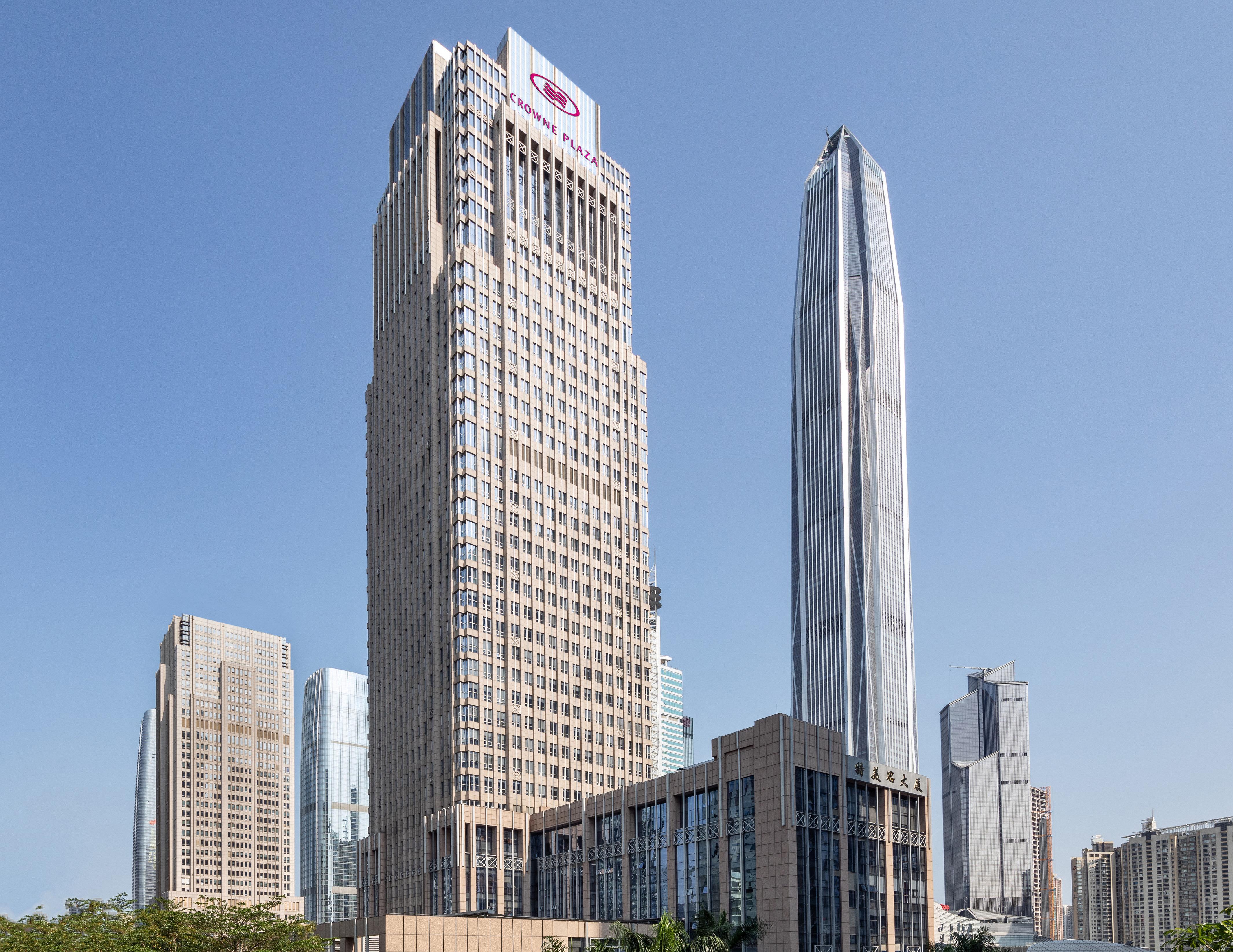Crowne Plaza Shenzhen Futian, Near To Shenzhen Convention&Exhibition Centre, Shenzhen Stock Exchange And Shenzhen Civic Center, Outdoor Heated Pool Exterior foto