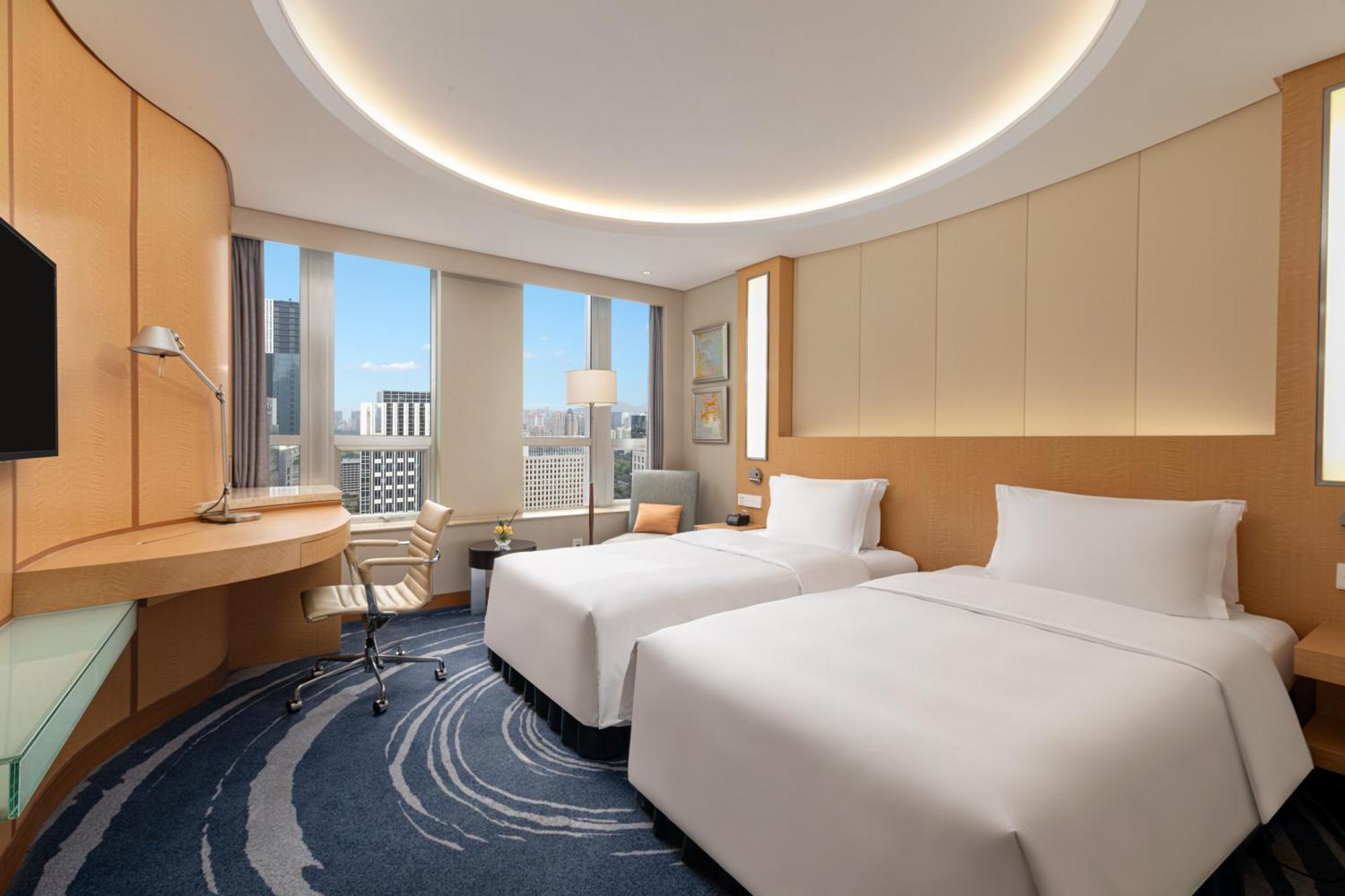 Crowne Plaza Shenzhen Futian, Near To Shenzhen Convention&Exhibition Centre, Shenzhen Stock Exchange And Shenzhen Civic Center, Outdoor Heated Pool Exterior foto