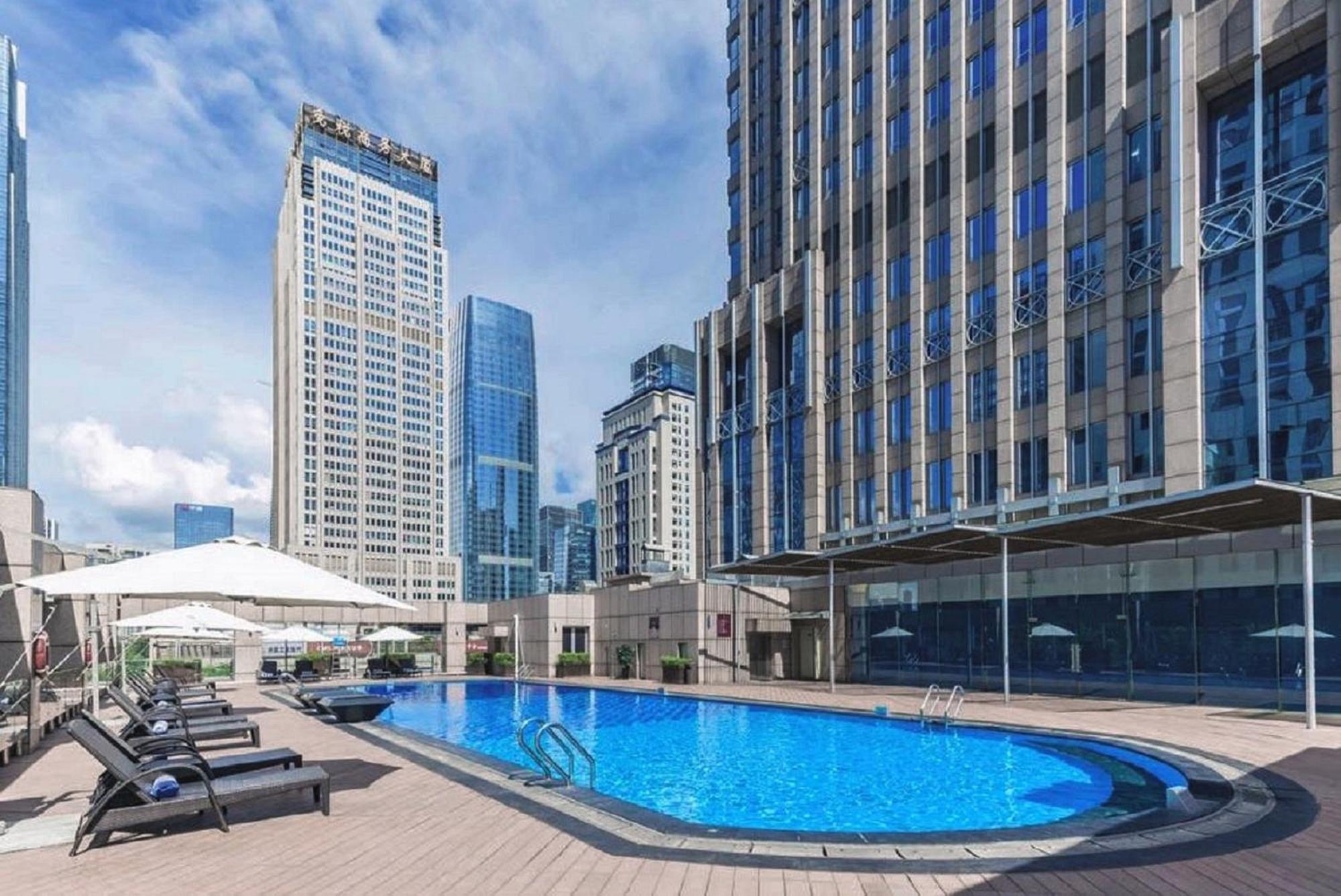 Crowne Plaza Shenzhen Futian, Near To Shenzhen Convention&Exhibition Centre, Shenzhen Stock Exchange And Shenzhen Civic Center, Outdoor Heated Pool Exterior foto